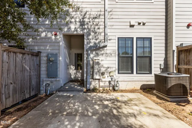 a view of a house with a patio
