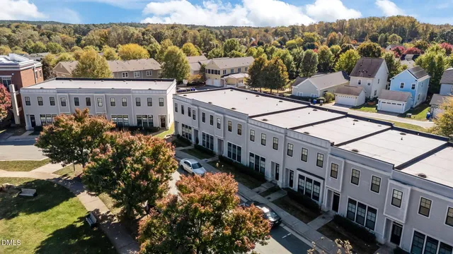 a view of a city with an ocean view