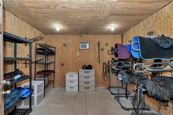 a view of a storage & utility room