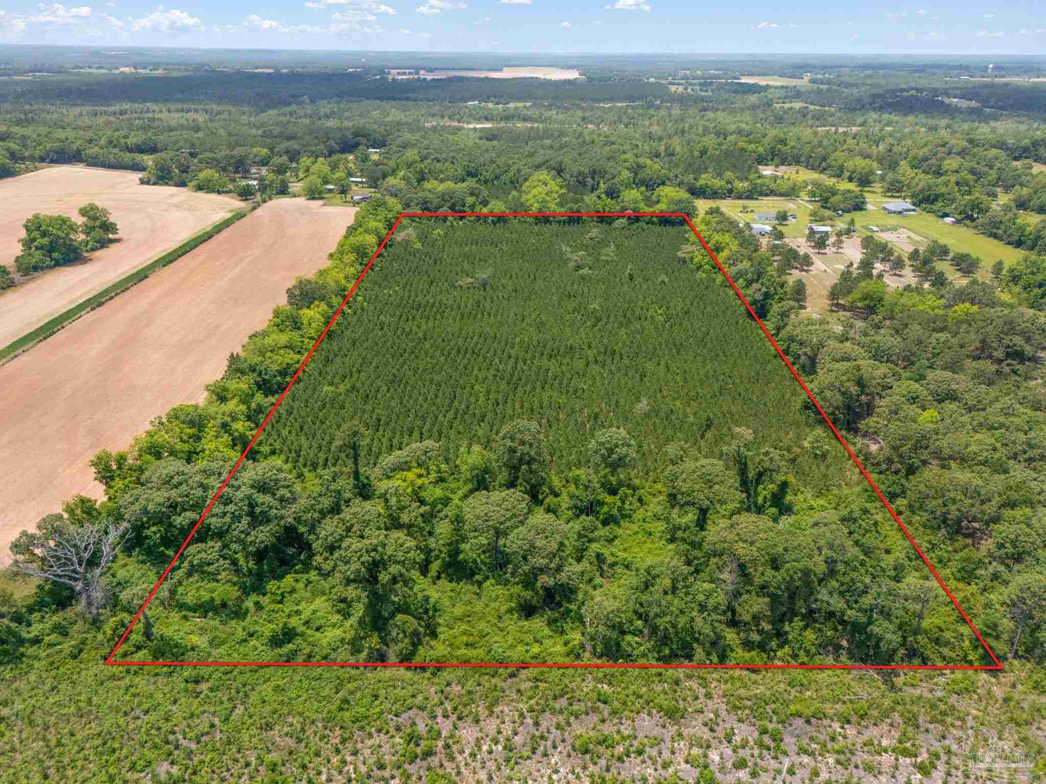 0 Lewis Road Milton, FL 32570 - Photo 3 of 14 an aerial view of residential houses with outdoor space and trees