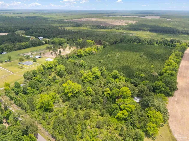 a view of a lake with an outdoor space