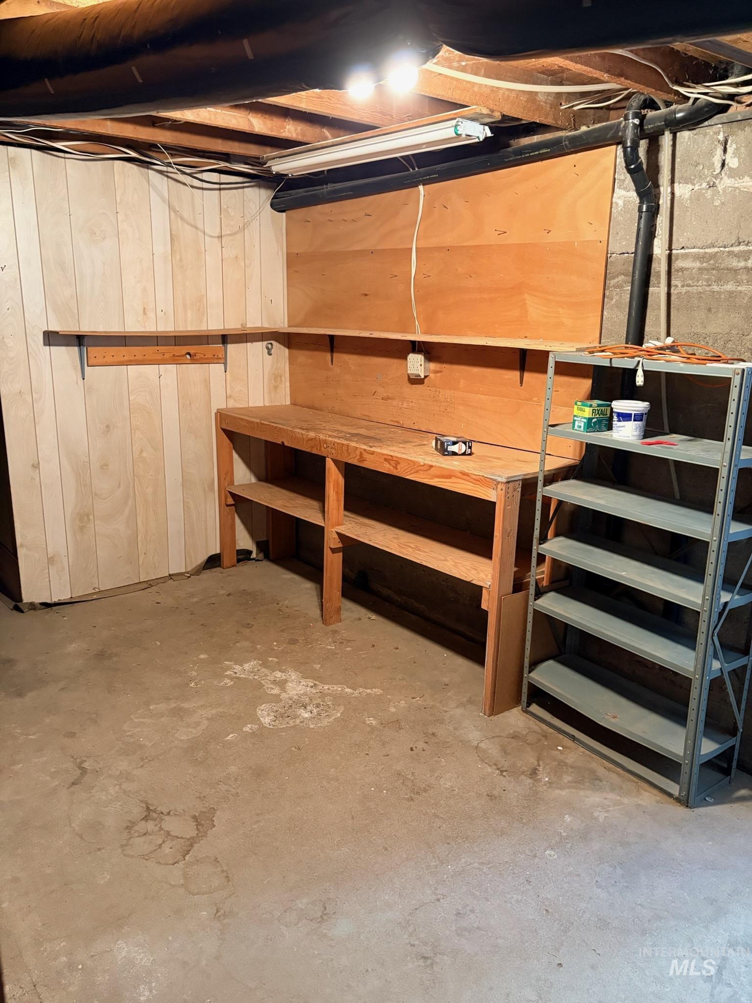 627 Southwest 3rd Street Fruitland, ID 83619 - Photo 29 of 35 Unfinished below grade area featuring wooden walls