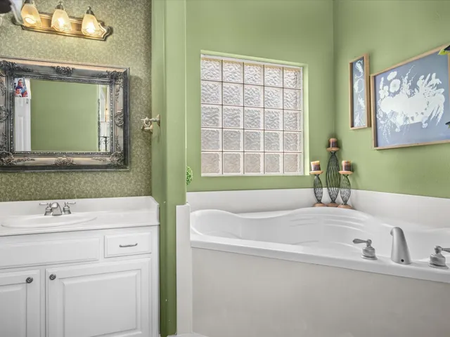 a bathroom with a sink and a bathtub