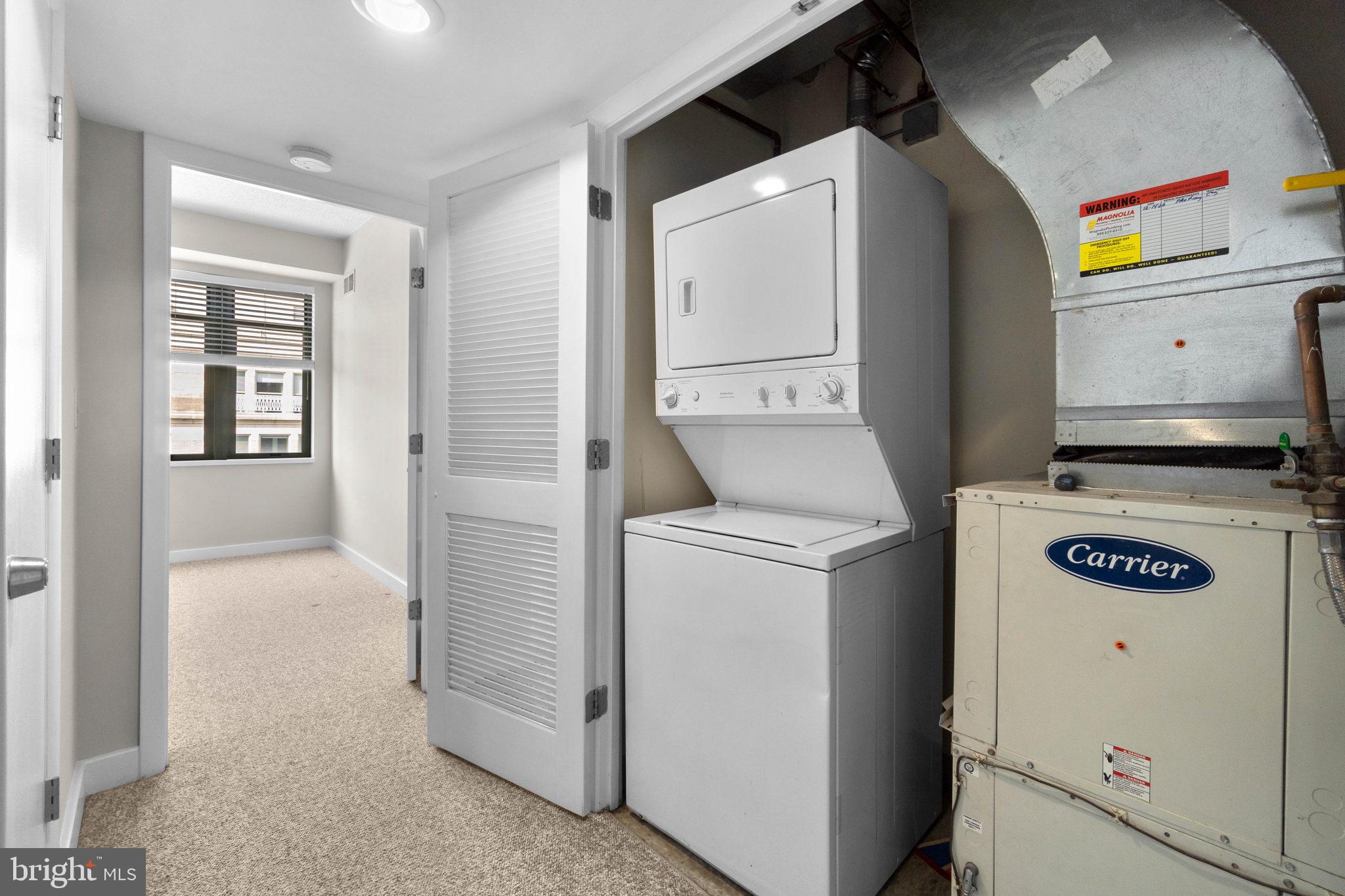 1150 K Street Northwest, Unit 1408 Washington, DC 20005 - Photo 24 of 29 Washer / Dryer