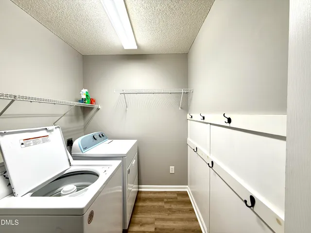 a room with storage and utility