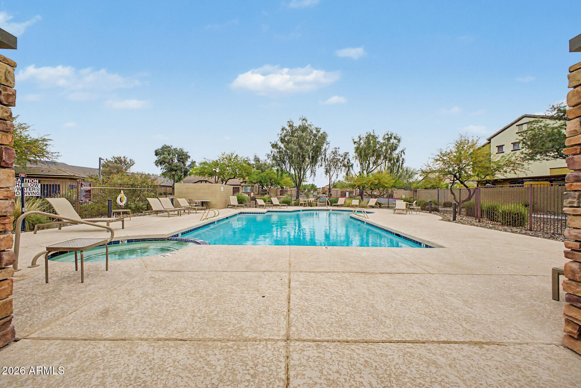 2725 East Mine Creek Road, Unit 1187 Phoenix, AZ 85024 - Photo 32 of 37 a view of a swimming pool