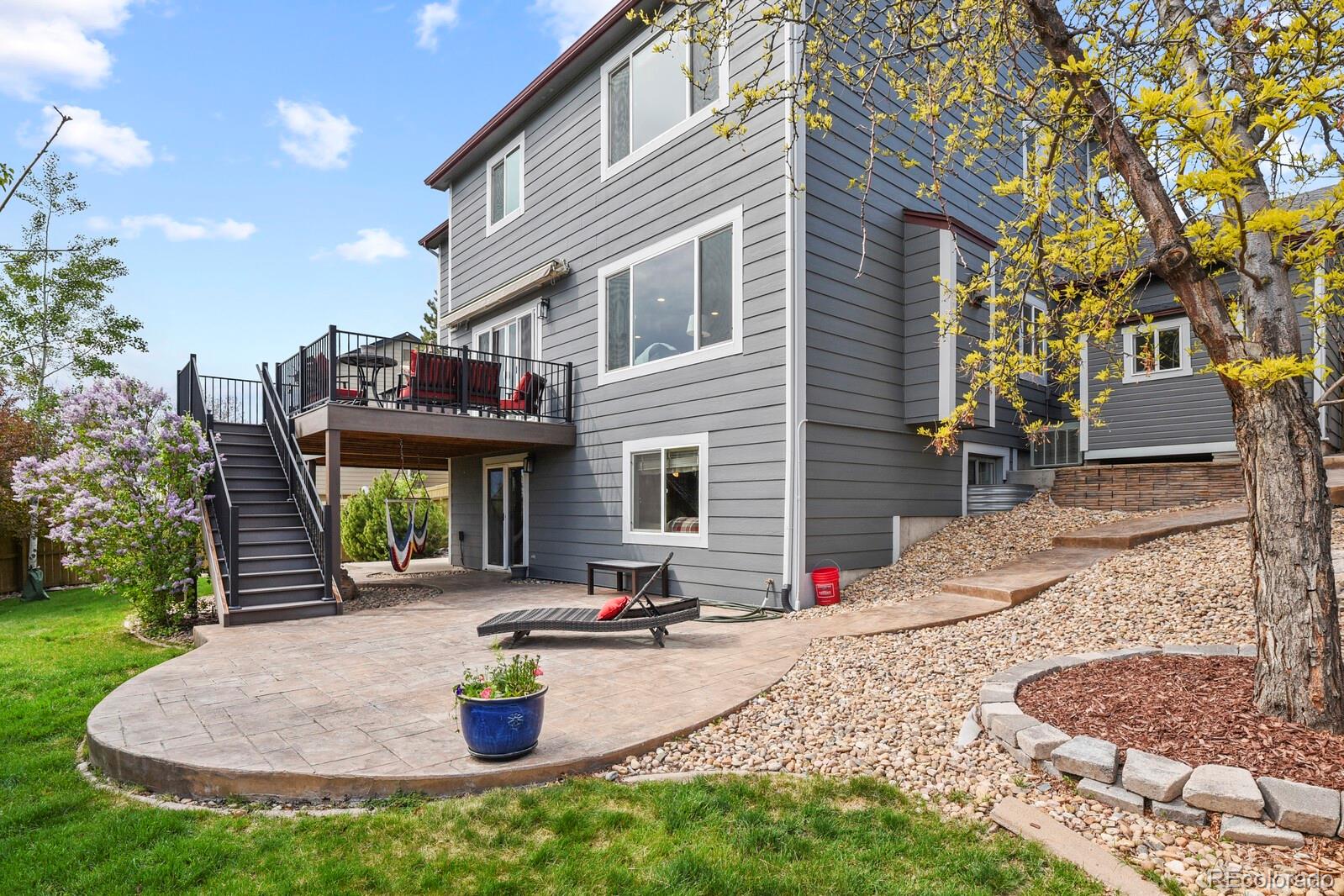 21018 Saddleback Circle Parker, CO 80138 - Photo 45 of 50 a view of the house with backyard