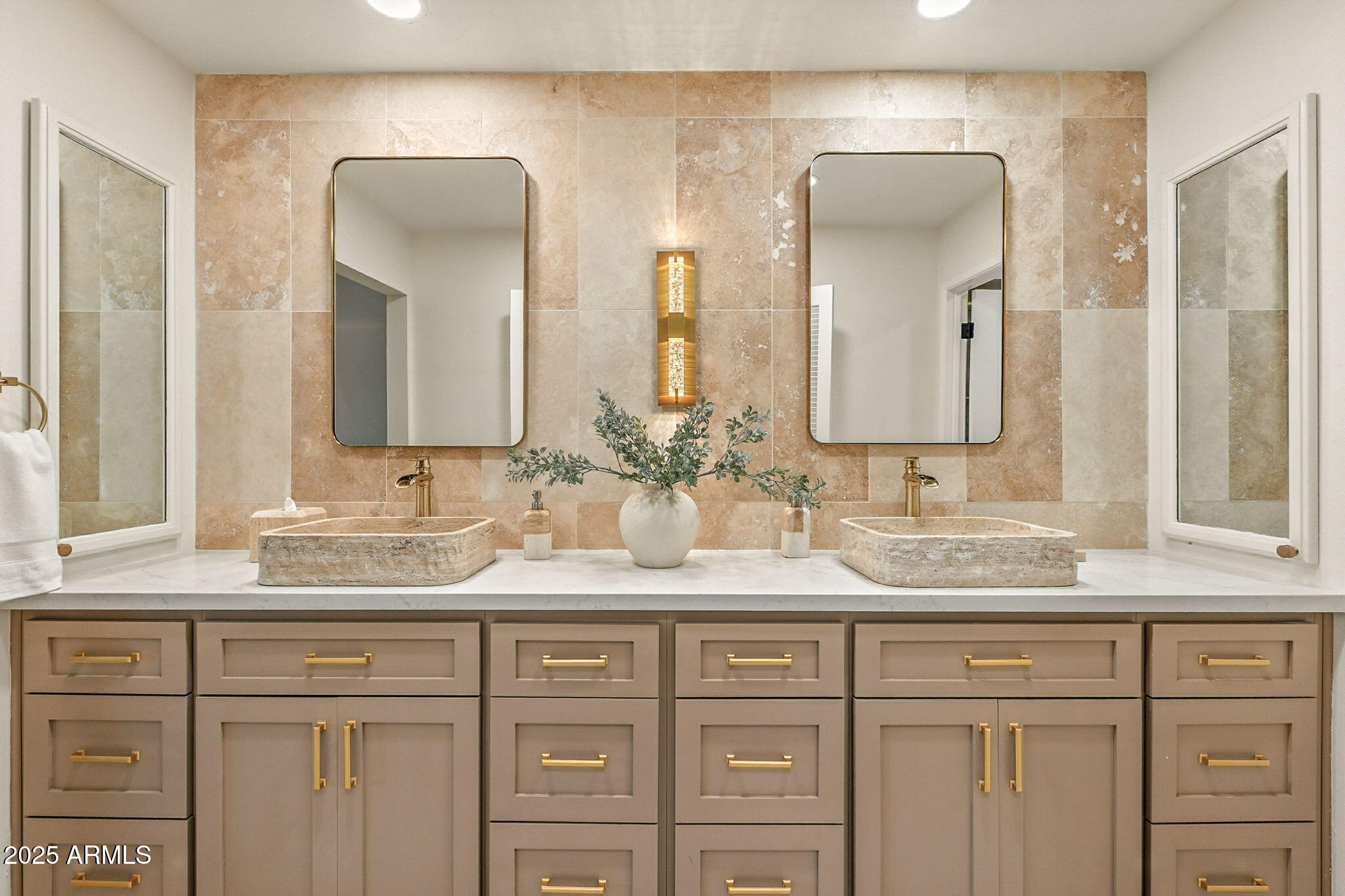 43 East Boca Raton Road Phoenix, AZ 85022 - Photo 37 of 99 a bathroom with double vanity sinks and a mirror
