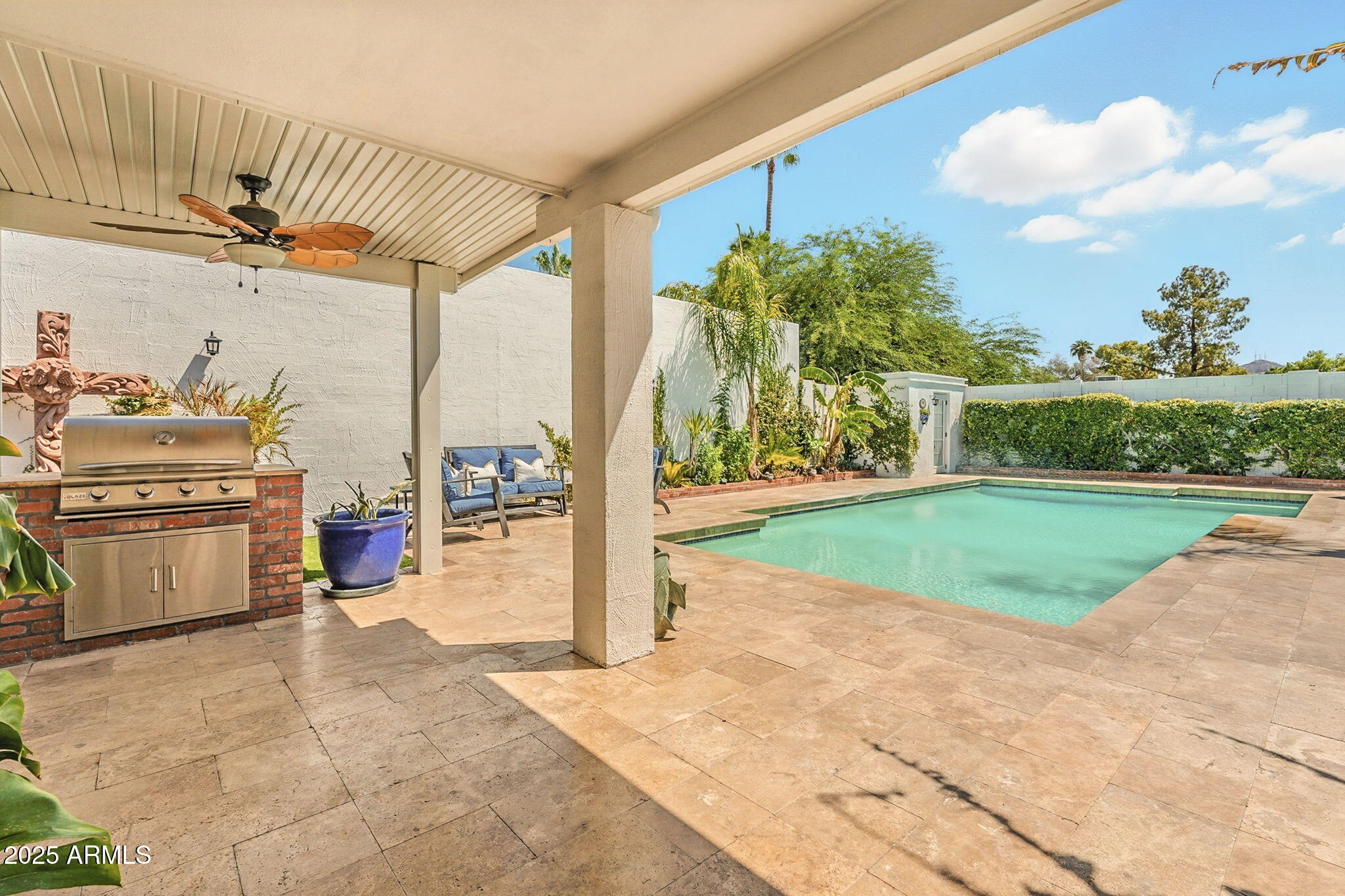 43 East Boca Raton Road Phoenix, AZ 85022 - Photo 61 of 99 Covered Patio with Pool View