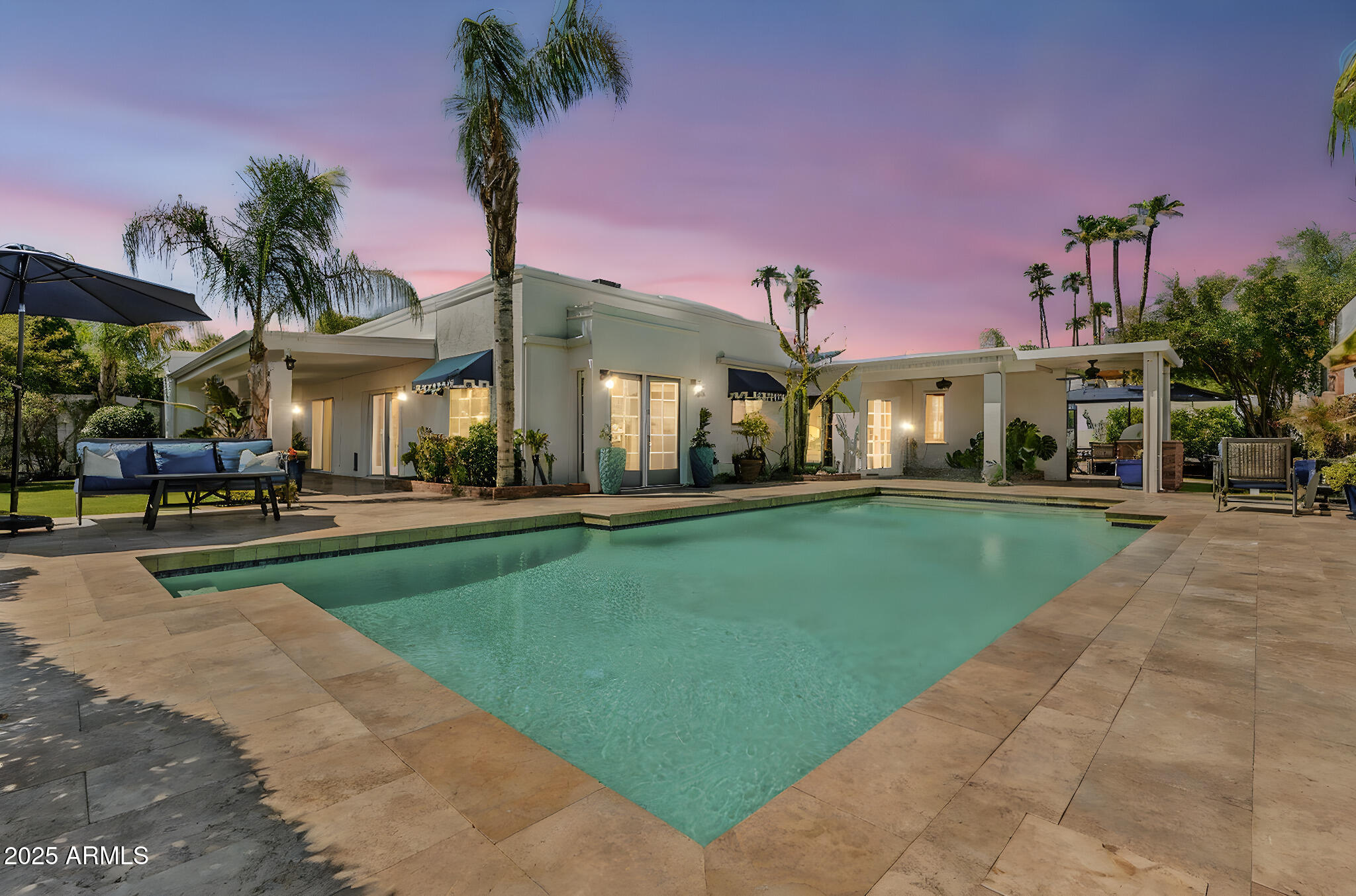 43 East Boca Raton Road Phoenix, AZ 85022 - Photo 78 of 99 Twilight Poolside Glow