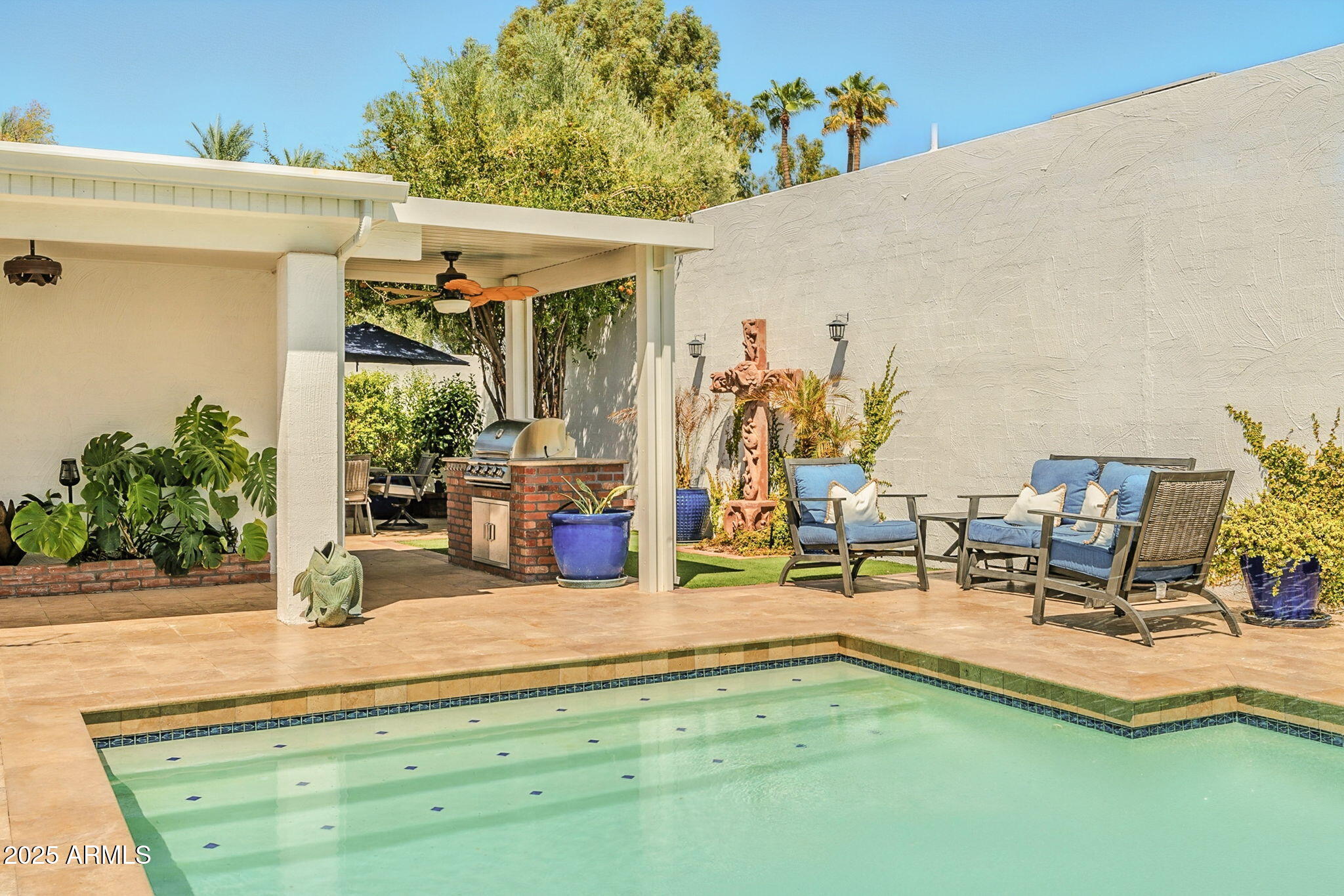 43 East Boca Raton Road Phoenix, AZ 85022 - Photo 83 of 99 Poolside Outdoor Kitchen