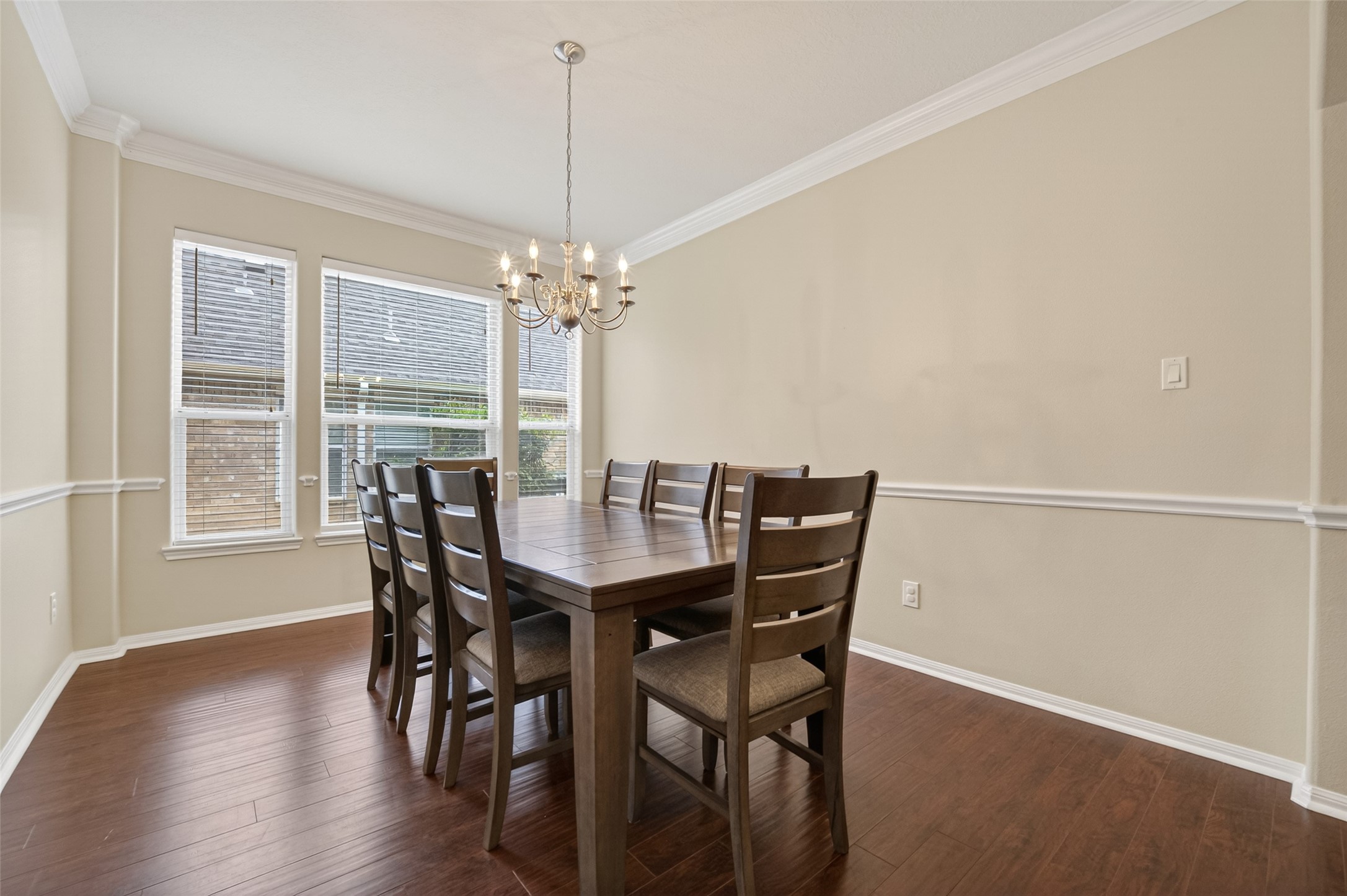 3219 Legends Mist Drive Spring, TX 77386 - Photo 13 of 37 a view of a dining room with furniture window and wooden floor