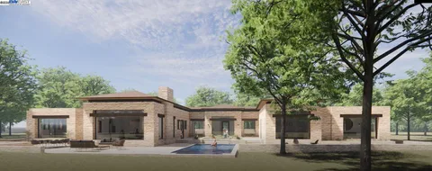 front view of a house with a porch