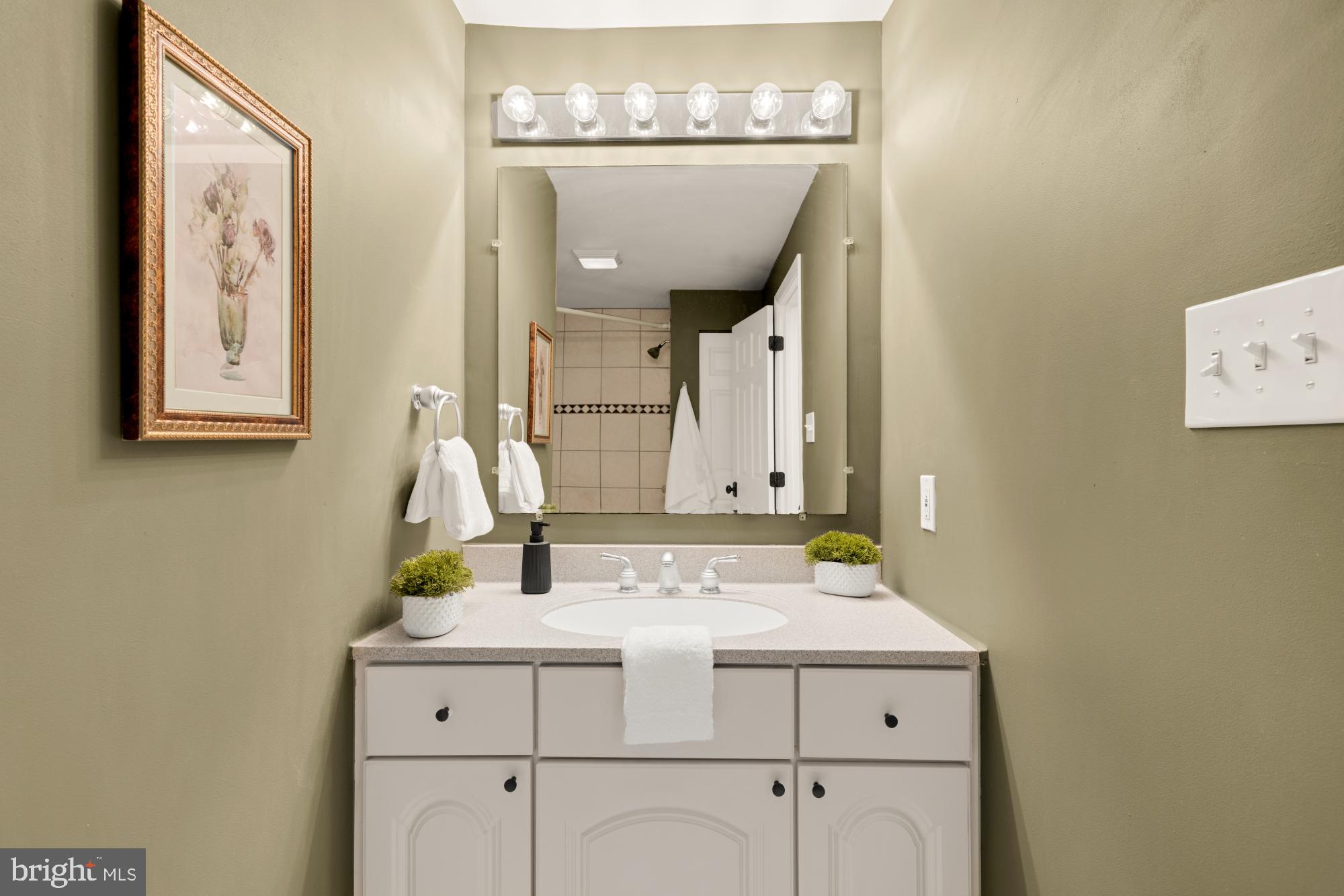 545 Gittings Street Baltimore, MD 21230 - Photo 17 of 40 a bathroom with a sink and a mirror