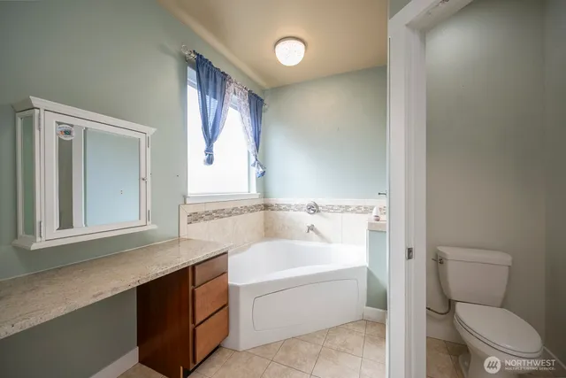 a bathroom with a sink a toilet and a bathtub