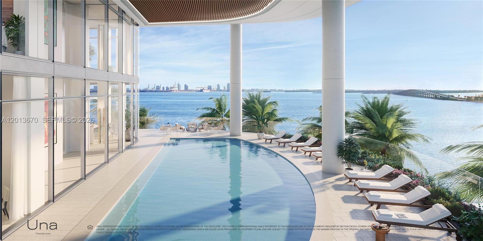 175 Southeast 25th Road, Unit 4202 Miami, FL 33129 - Photo 14 of 16 a view of balcony with furniture