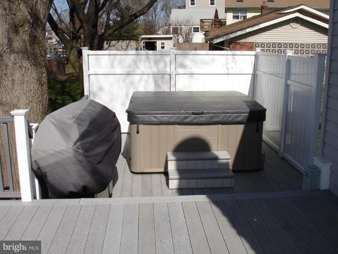 8109 Shore Road Dundalk, MD 21222 - Photo 5 of 30 Hot Tub and Privacy Screen on One Tier of Deck