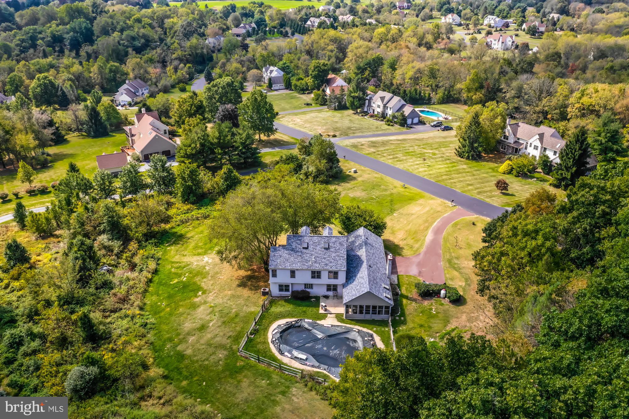 214 Nottingham Drive Spring City, PA 19475 - Photo 8 of 31 Aerial View of Backyard