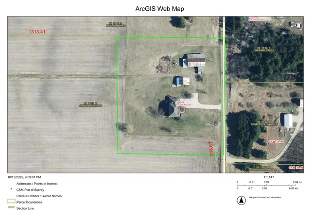 $599,900 | N4043 Morgan Road, Waupaca, WI 54981