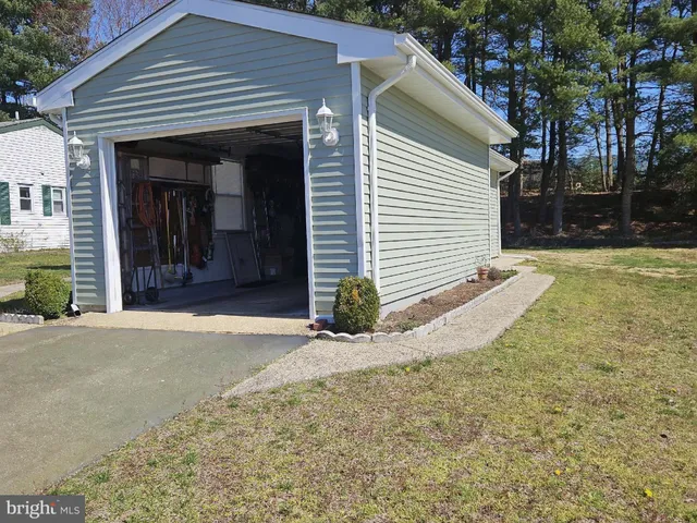 a backyard of a house