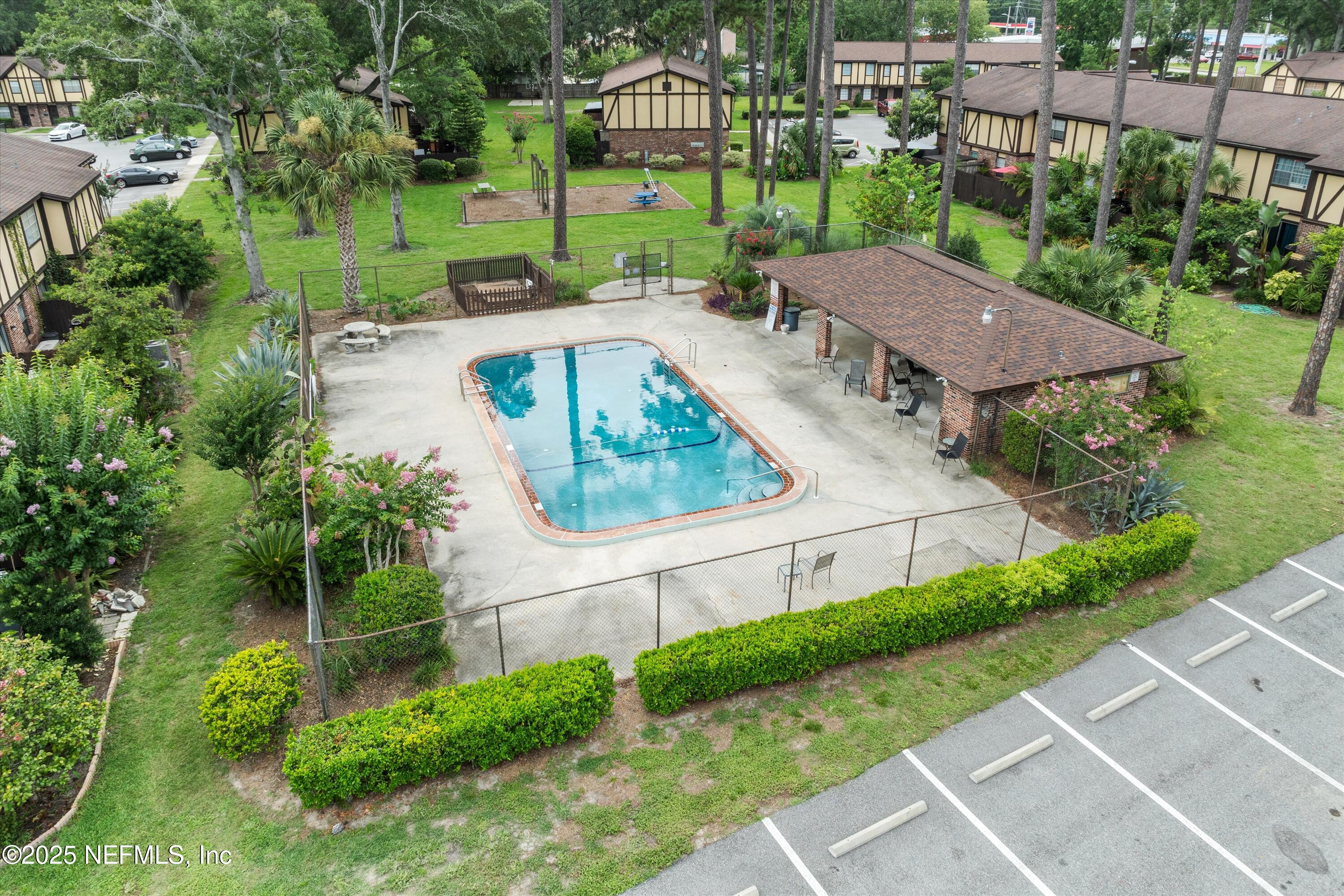4807 Evenlode Lane Jacksonville, FL 32217 - Photo 25 of 28 aerial view of a house with a yard