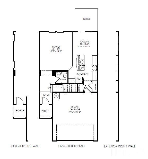 1347 Catch Fly Lane Durham, NC 27713 - Photo 2 of 12 a picture of a floor plan