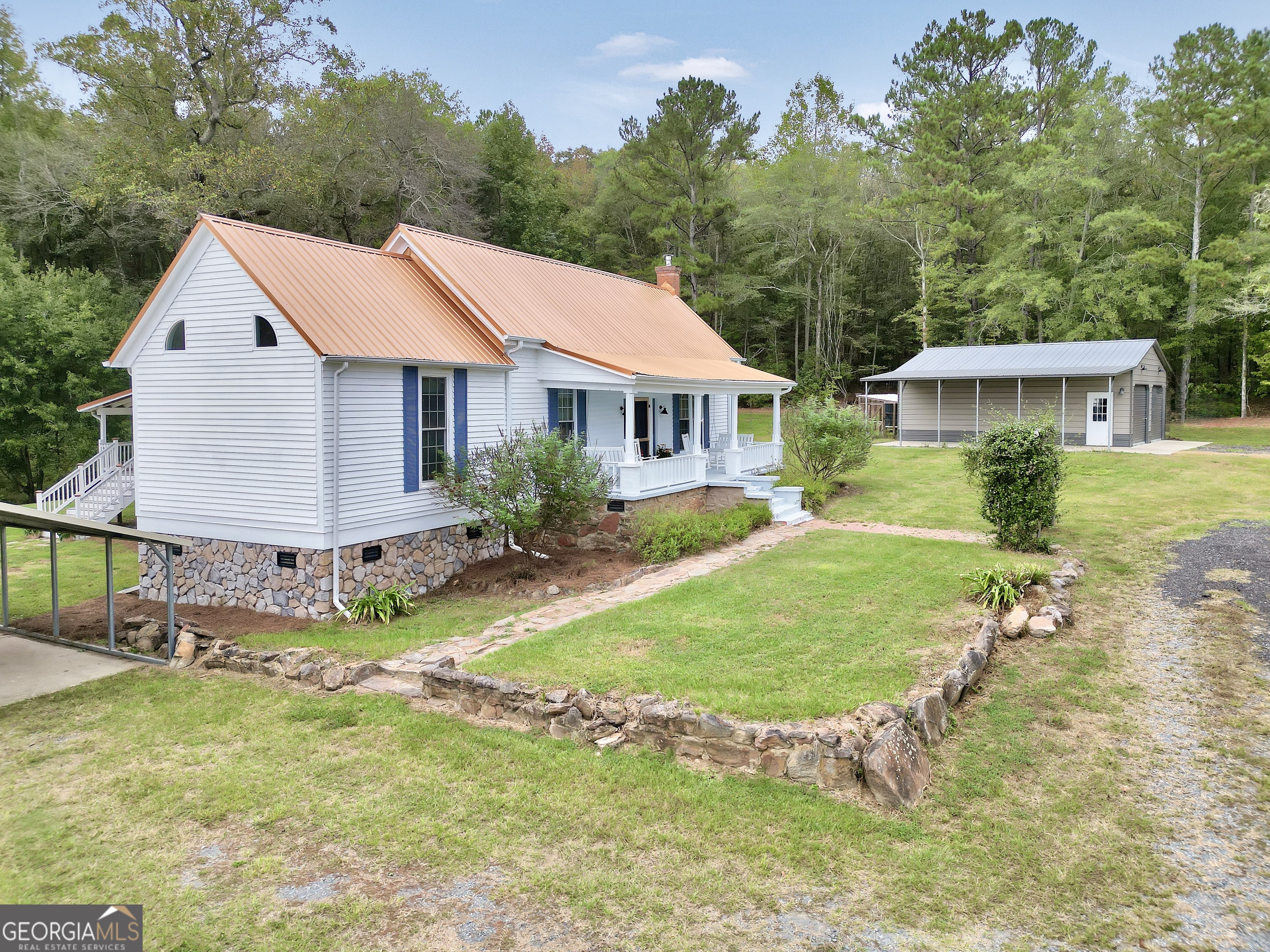 686 Burkett Road Thomaston, GA 30286 - Photo 5 of 70 an aerial view of a house