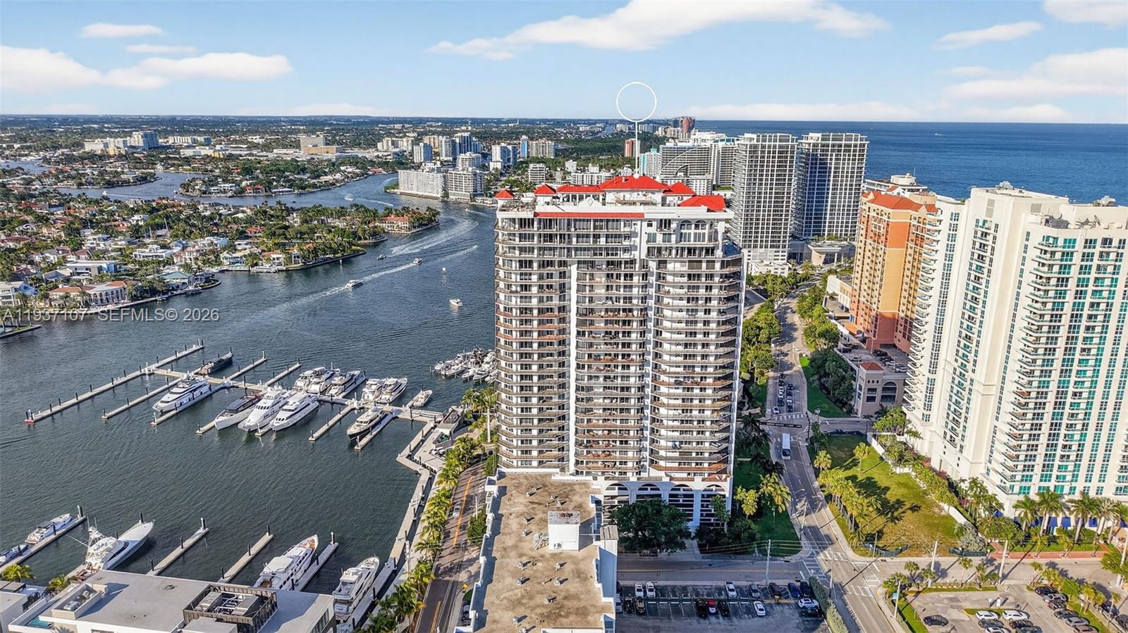 100 South Birch Road, Unit 1103F Fort Lauderdale, FL 33316 - Photo 68 of 80 Brand new world-class Las Olas Marina next door, signature fine dining restaurants, boutique retail tenants, state-of-the-art infrastructure improvements, and lush pedestrian-friendly landscape.