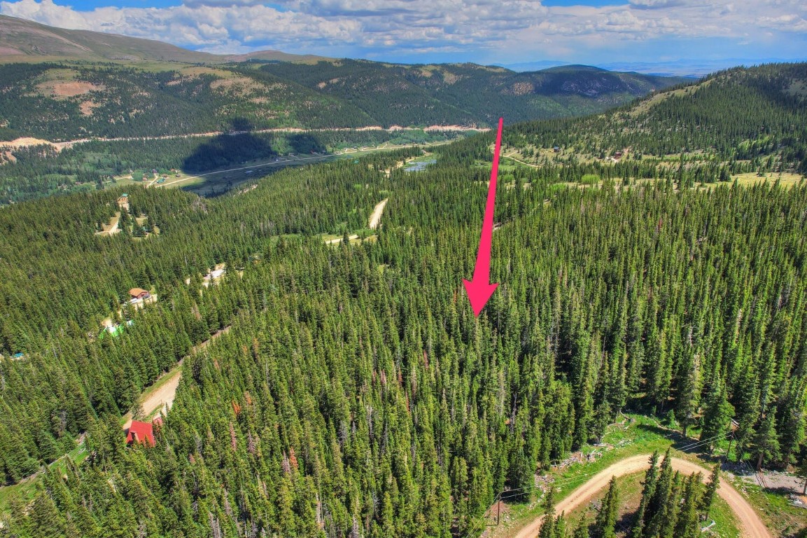 0 Nugget Road Alma, CO 80420 - Photo 5 of 12 Aerial view featuring a mountain view