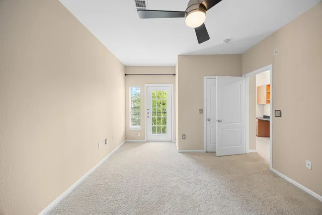 a view of an empty room