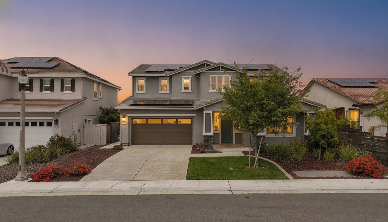 2984 Ridgecrest Drive Lincoln, CA 95648 - Photo 5 of 77 a front view of a house with garage and garden