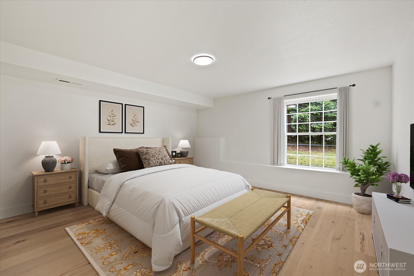 25106 47th Avenue Northeast Arlington, WA 98223 - Photo 25 of 30 a bedroom with a bed and a window