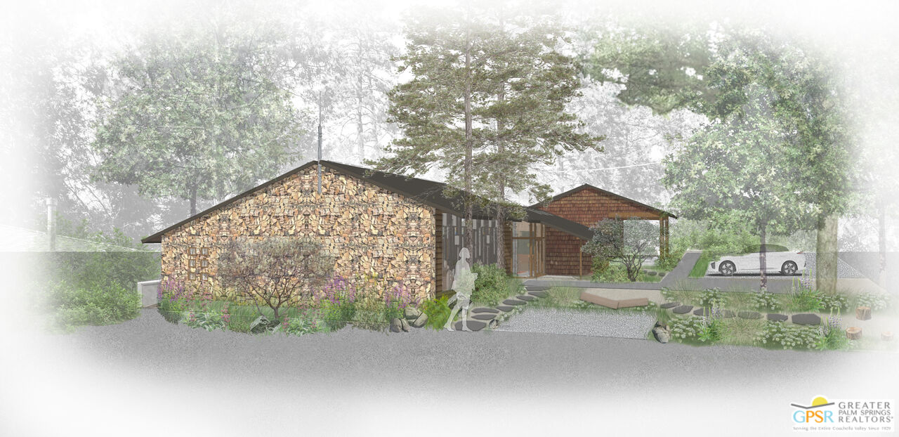 25970 Cedar Street Idyllwild, CA 92549 - Photo 22 of 27 a front view of a house with garden