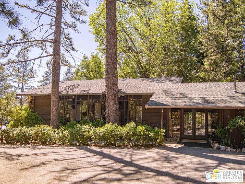25970 Cedar Street Idyllwild, CA 92549 - Photo 24 of 27 front view of house with a yard