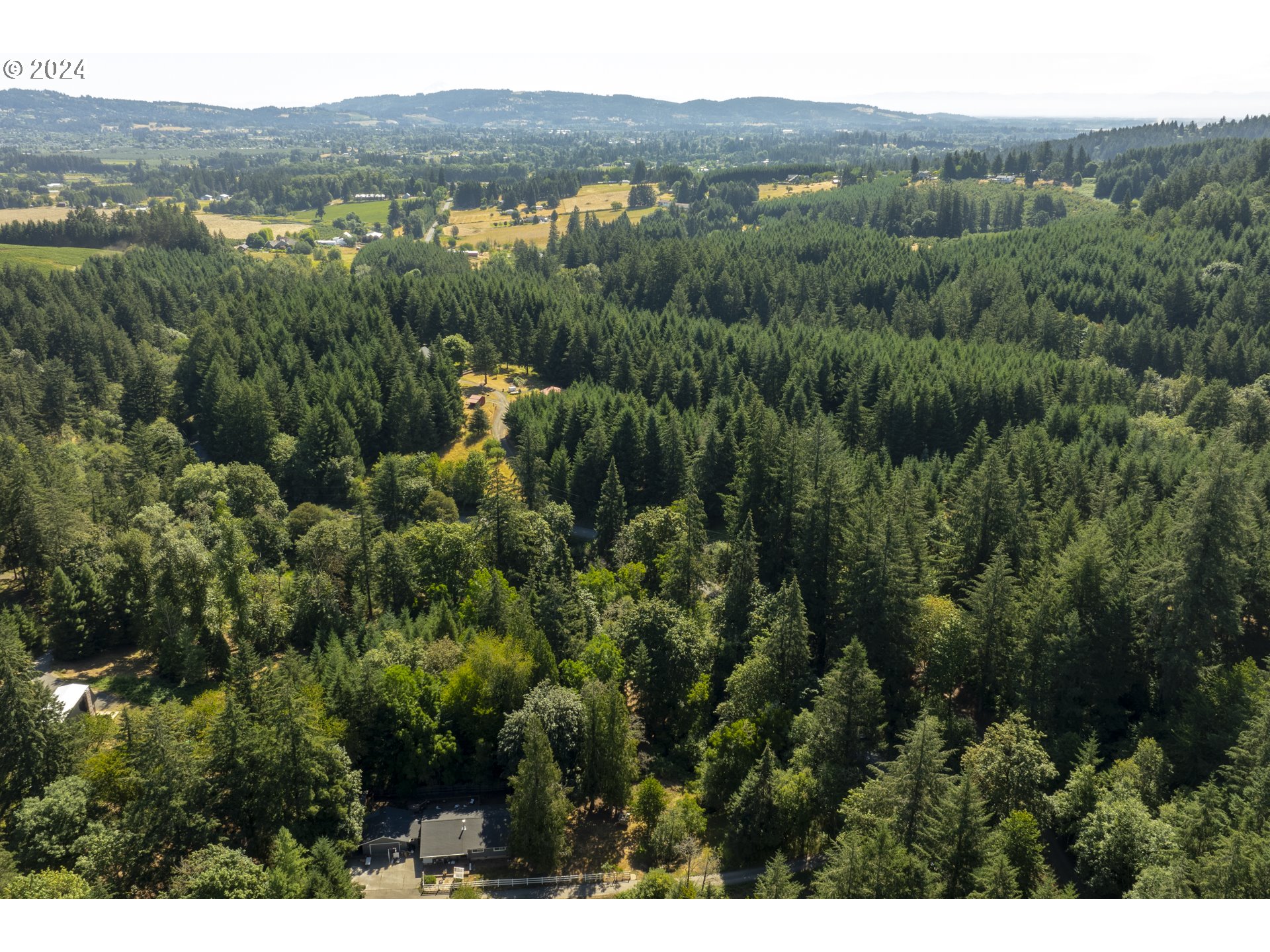 0 Northeast Williamson Road Newberg, OR 97132 - Photo 14 of 17 a view of a city with lush green forest