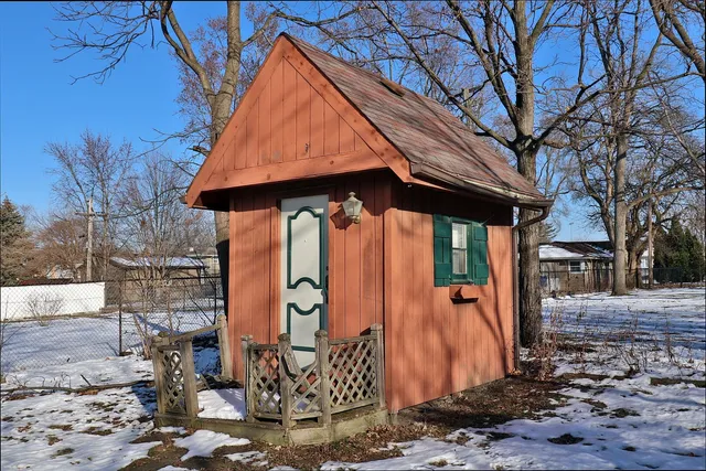 a view of a glass door with a glass door