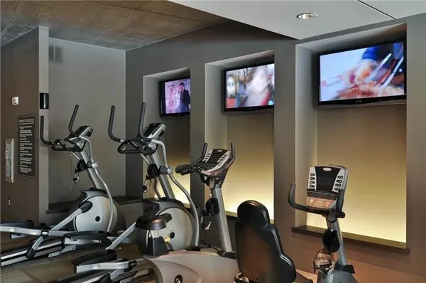 a front view of a building