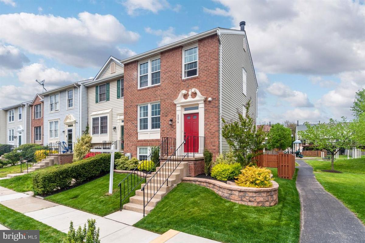 2479 Warm Spring Way Odenton, MD 21113 - Photo 1 of 34 Immaculate, brick-front, end-unit townhome