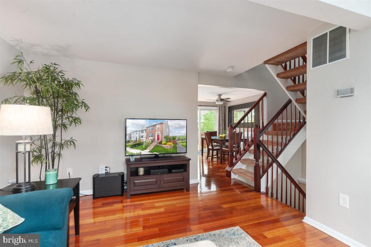 2479 Warm Spring Way Odenton, MD 21113 - Photo 15 of 34 Living room with Bruce cherry wood flooring