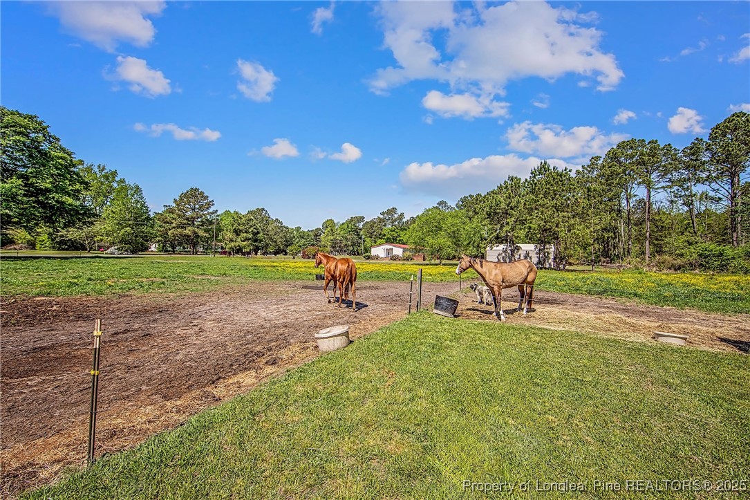 40 Kinlaw Road Lumberton, NC 28358 - Photo 30 of 50 a view of a backyard with sitting area