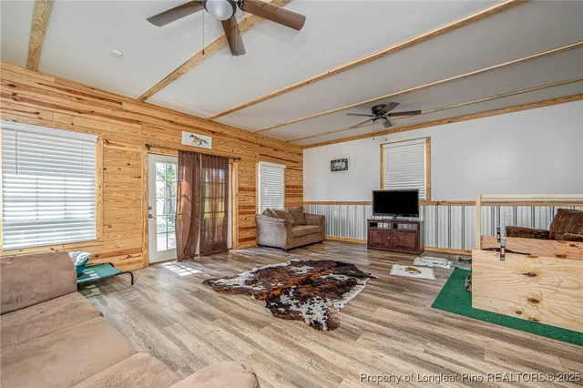 a view of a hardwood & door