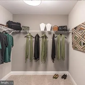 a view of walk in closet