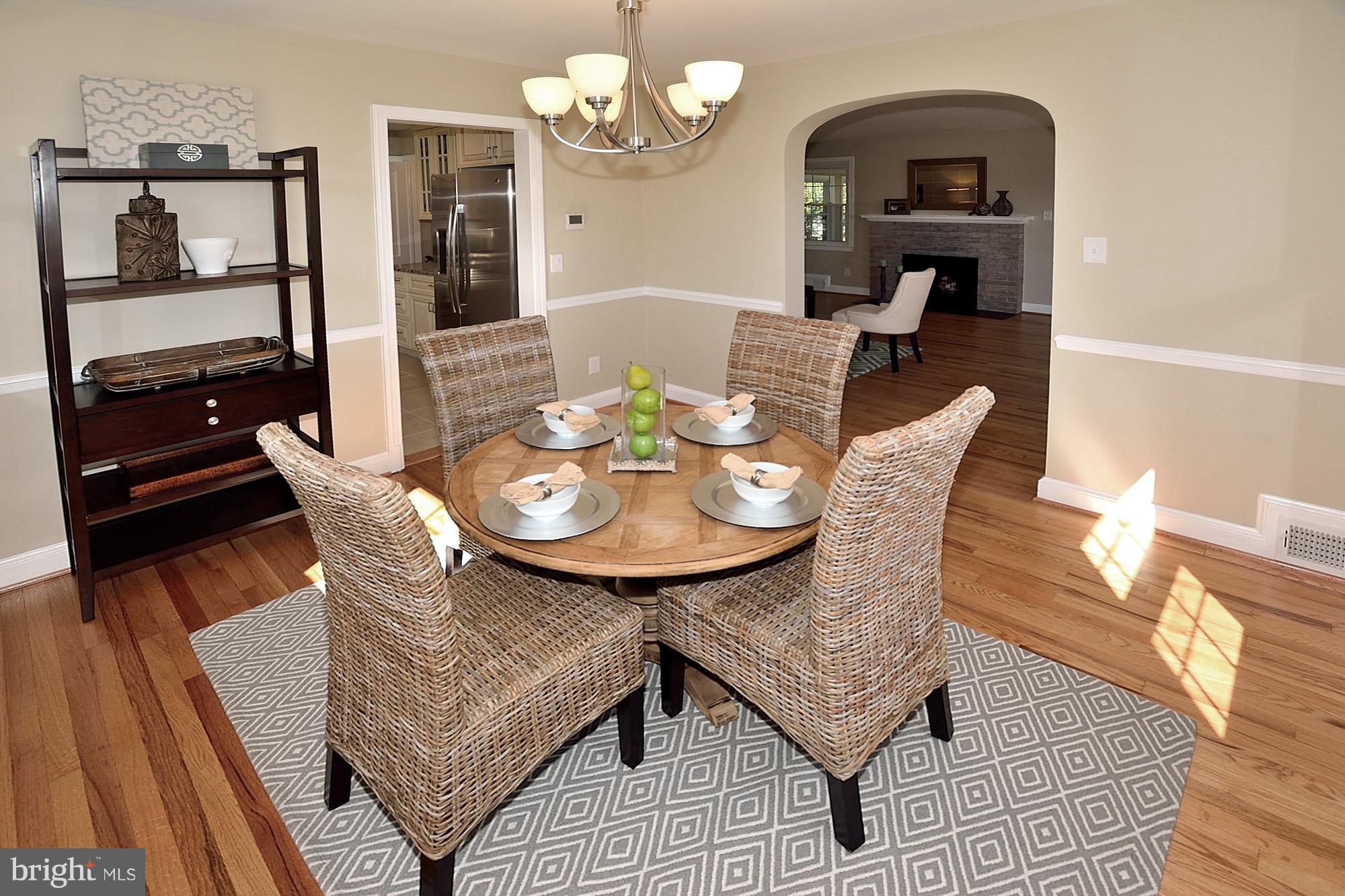 6012 Grayson Street Springfield, VA 22150 - Photo 9 of 26 Dining Room plenty of light & space