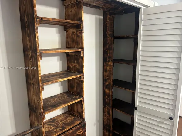 a view of storage and utility room