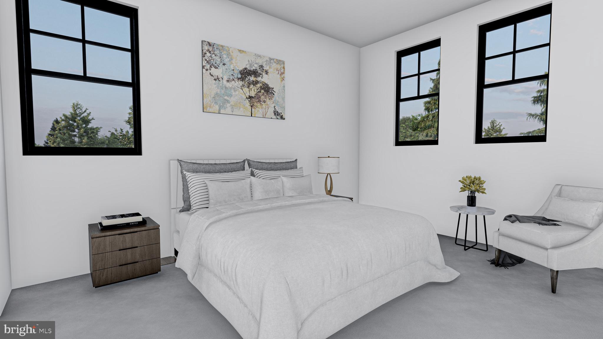 Lot#2 Willow Road Wallingford, PA 19086 - Photo 6 of 13 a bedroom with a bed and a painting on the wall