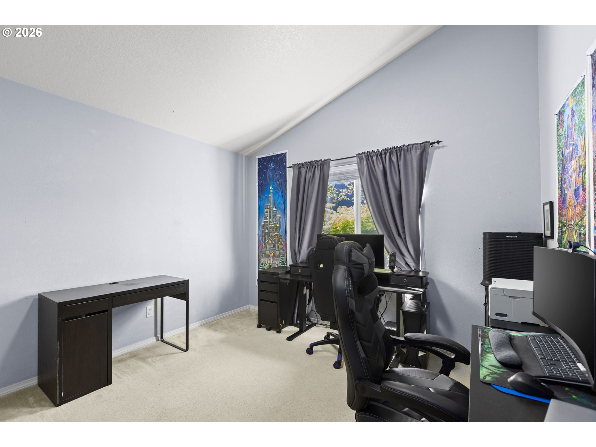 3418 Northwest 30th Circle Camas, WA 98607 - Photo 21 of 43 a view of a workspace with furniture and a window