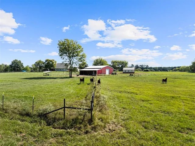 a backyard of a house