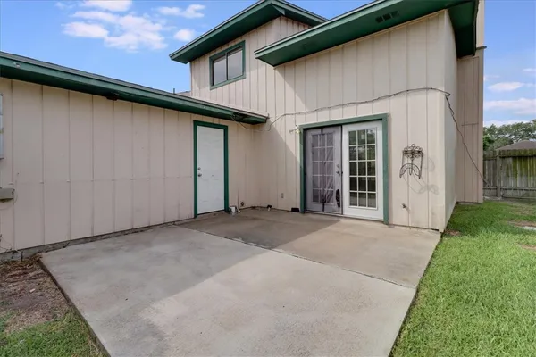 a house with a outdoor space