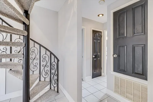 a view of an entryway door