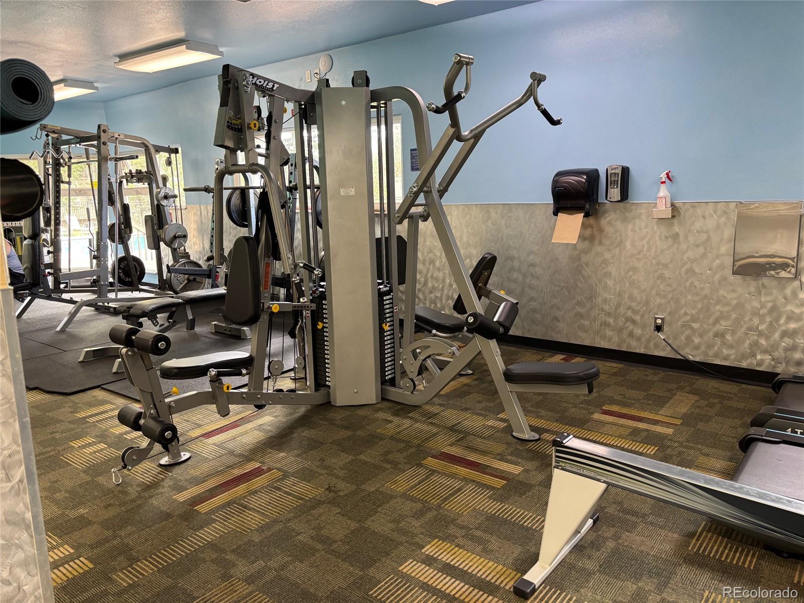 23674 Pondview Place, Unit B Golden, CO 80401 - Photo 26 of 35 a view of a room with gym equipment